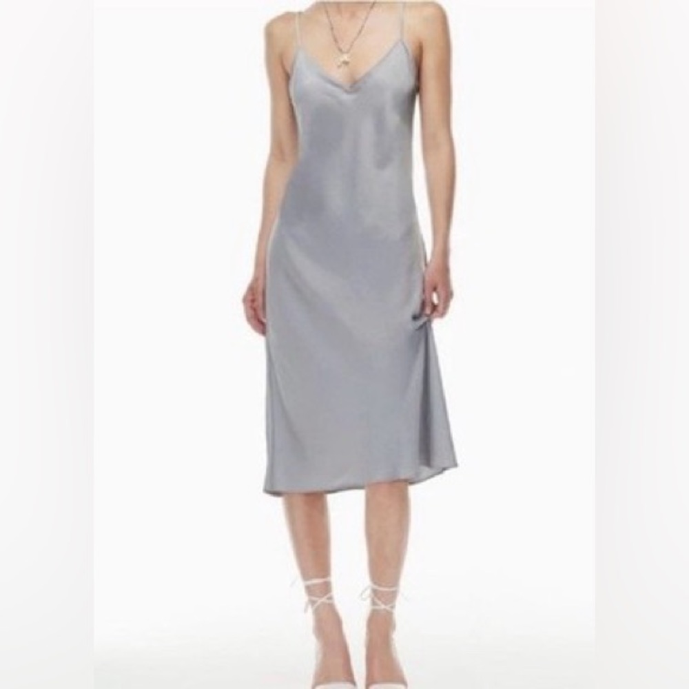 Wilfred Satin Slip Midi Dress